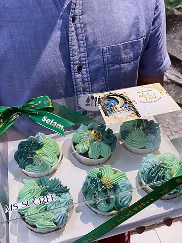 cupcake custom idul fitri