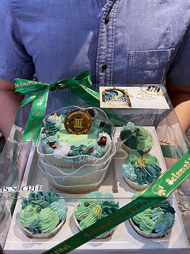 cupcake hari raya custom